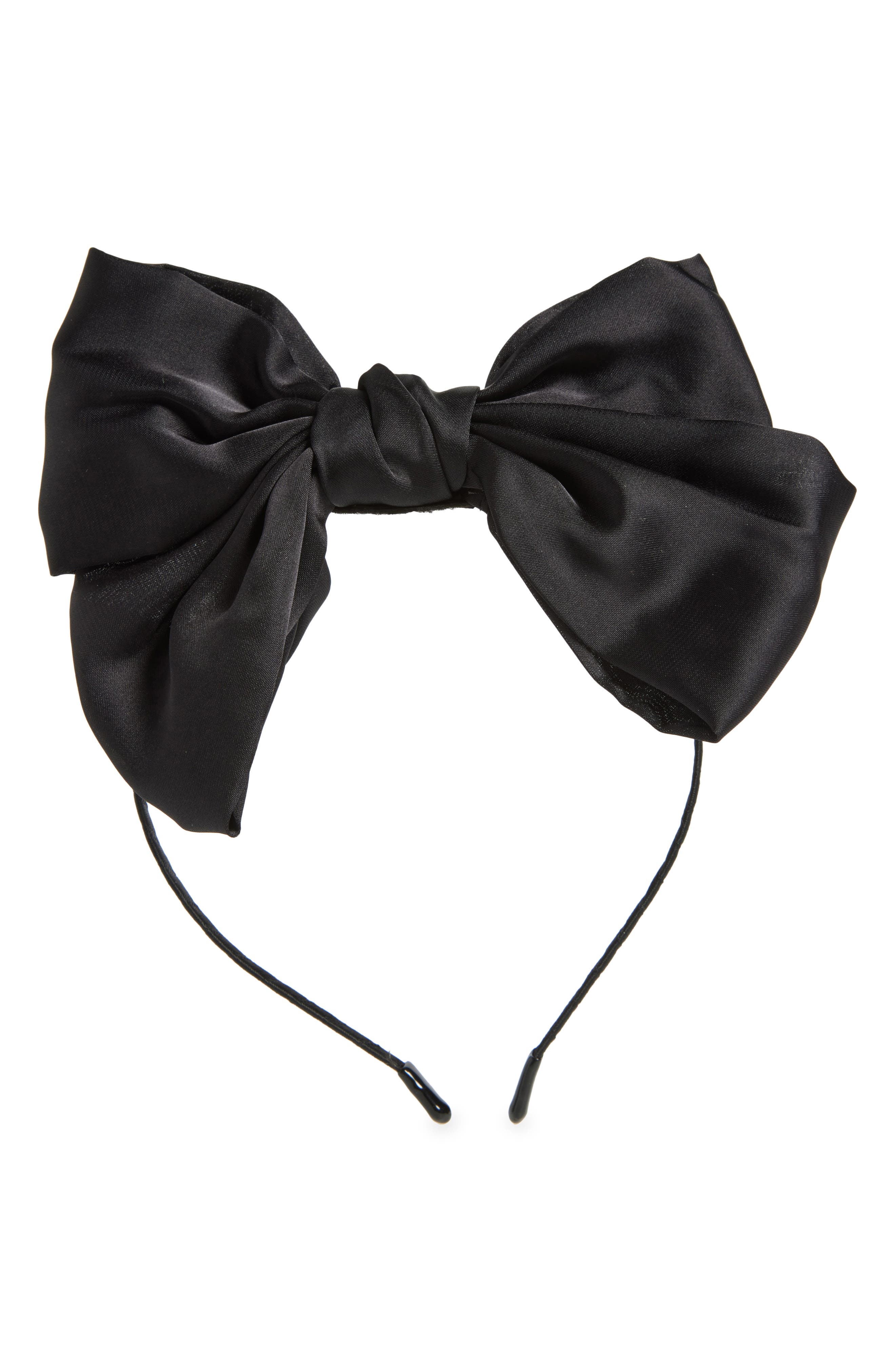 Cara Kids' Bow Headband in Black 