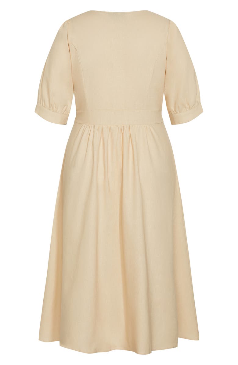 City Chic Sunset Stroll Fit & Flare Dress, Alternate, color, 