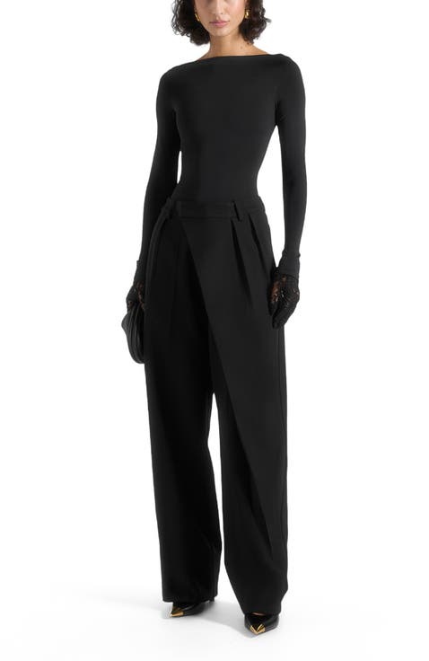 Colette Tailored Wrap Pleat Trousers