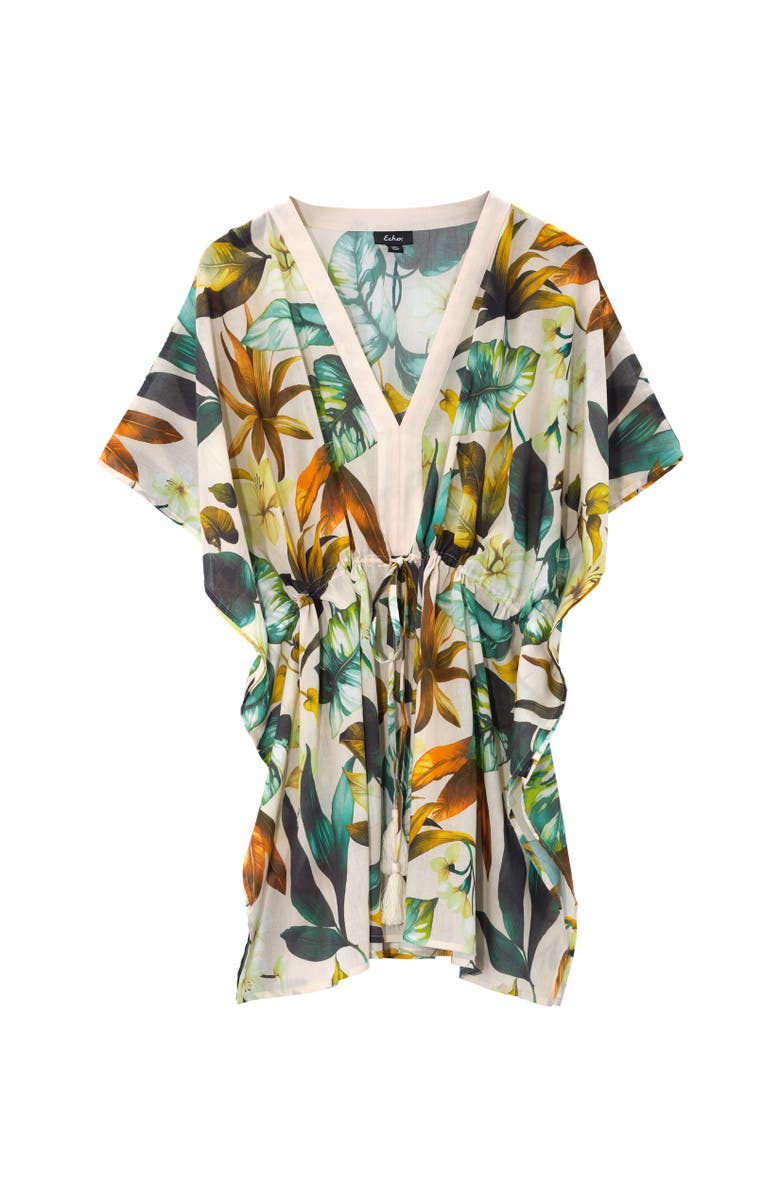 Echo Oasis Palm Butterfly Caftan, Main, color,