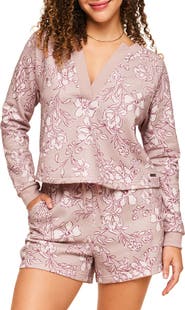 Adore Me Lesley Sweatshirt & Shorts Set