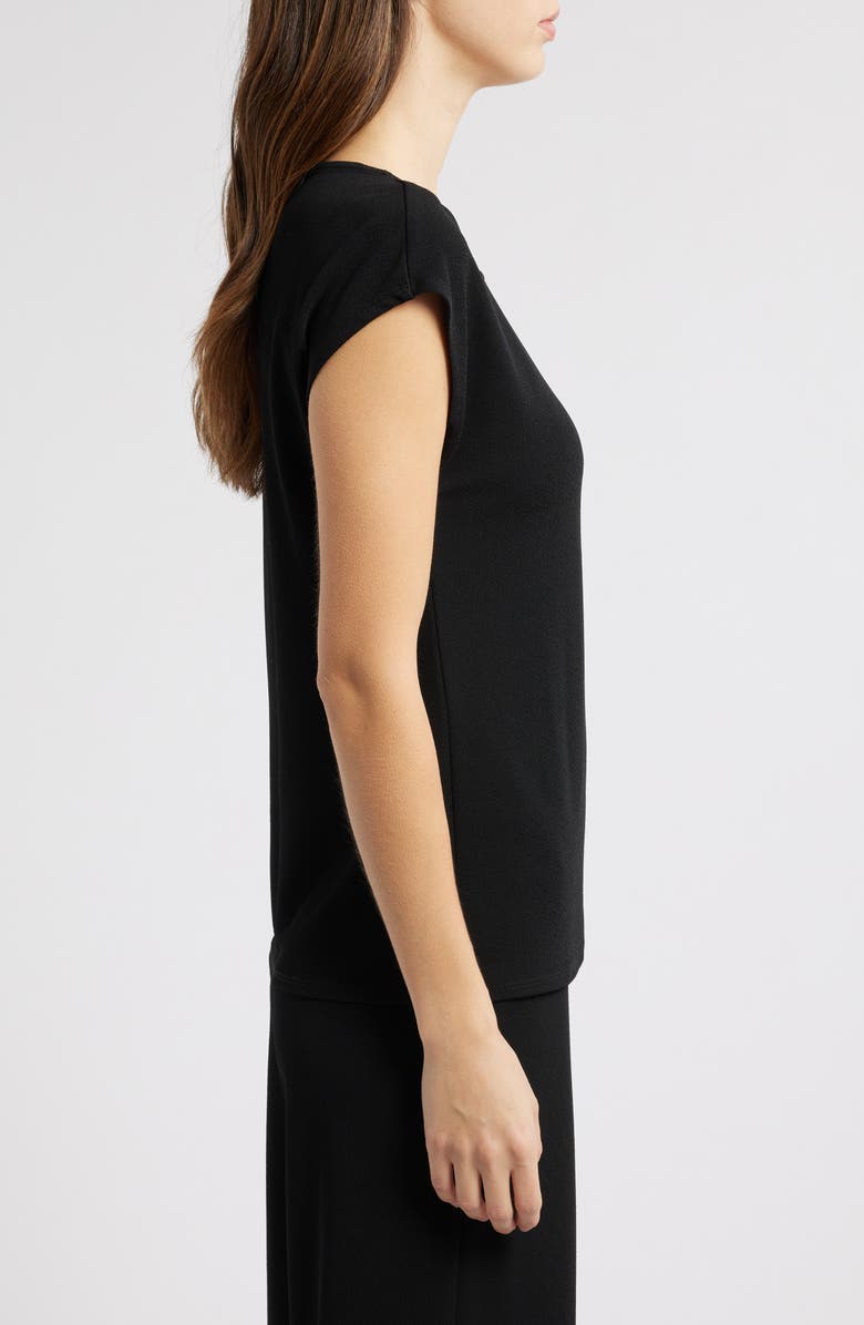 Anne Klein Cool Crepe V-Neck Top, Alternate, color, 