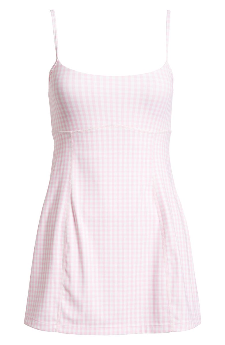 LoveShackFancy Vivianna Gingham Minidress, Alternate, color, 