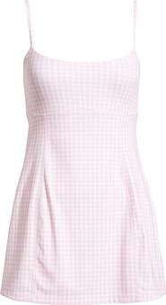 LoveShackFancy Vivianna Gingham Minidress