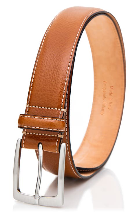 Pebble Leather Belt