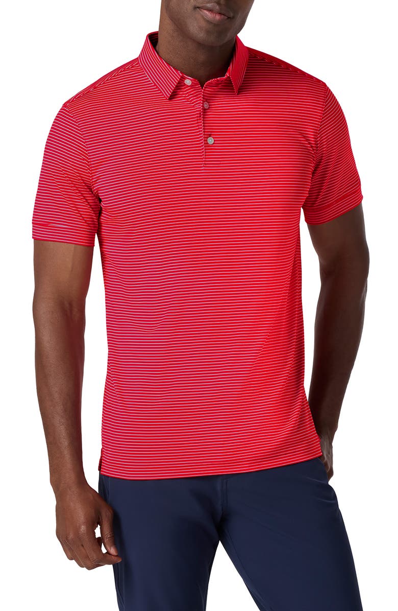 Mizzen+Main VERSA SS POLO, Main, color, Red Alternating Stripe