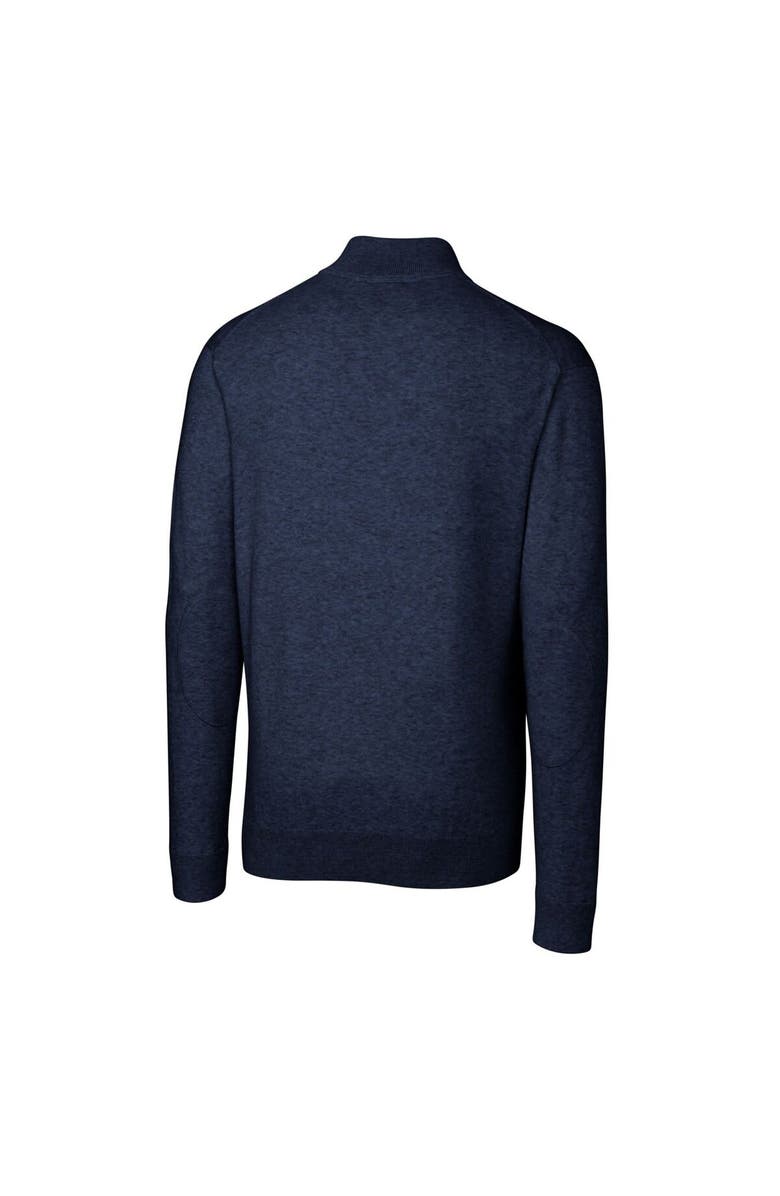 Cutter & Buck Men's Cutter & Buck Navy Denver Broncos Lakemont Quarter-Zip Pullover Sweater, Alternate, color, 