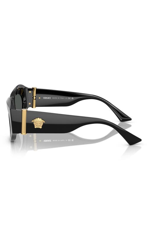 VERSACE VERSACE 52MM OVAL SUNGLASSES