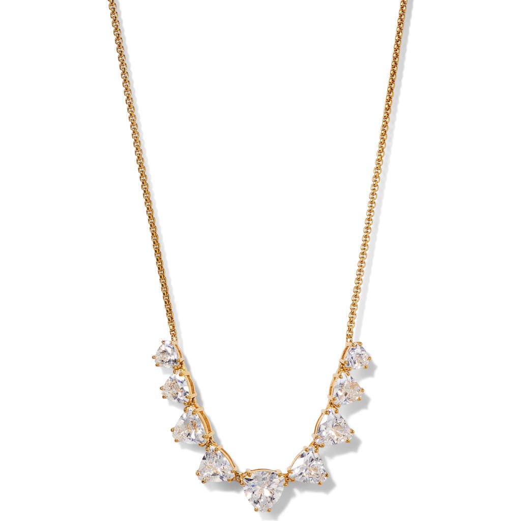 NADRI NADRI LUXOR CUBIC ZIRCONIA FRONTAL NECKLACE