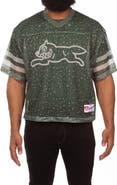 ICECREAM Eskimo Oversize Short Sleeve Mesh V-Neck Jersey