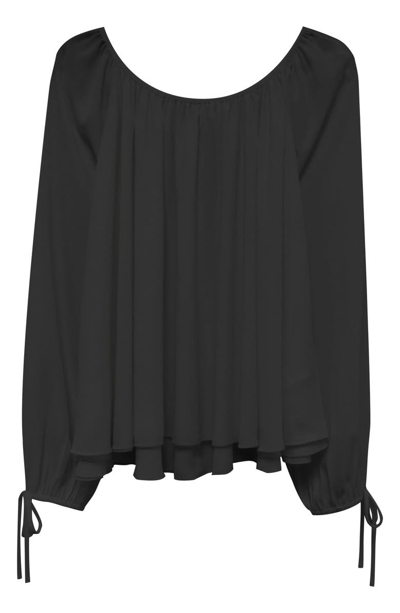 Karen Kane Tie Sleeve Peasant Top, Alternate, color,