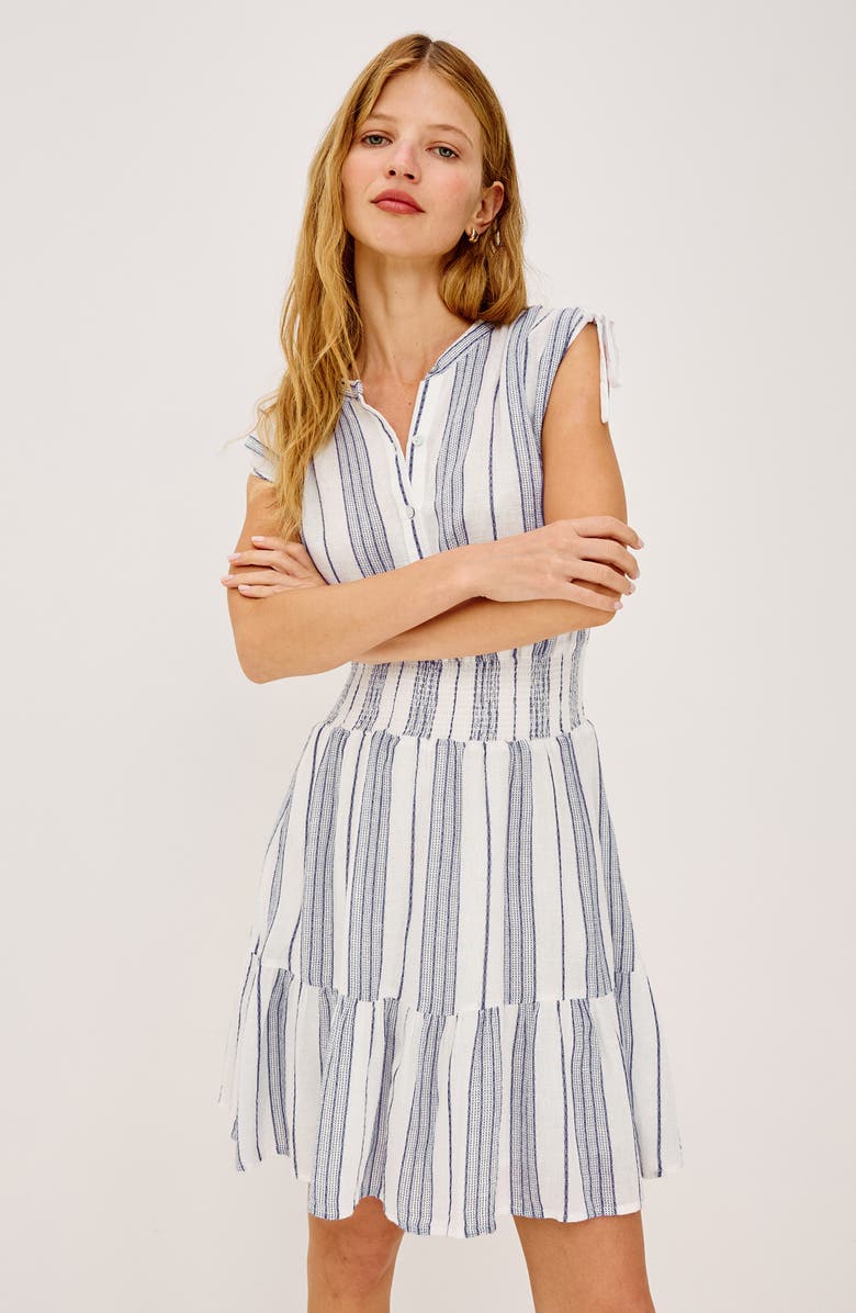 Rails Samina Stripe Smocked Dress, Alternate, color, 