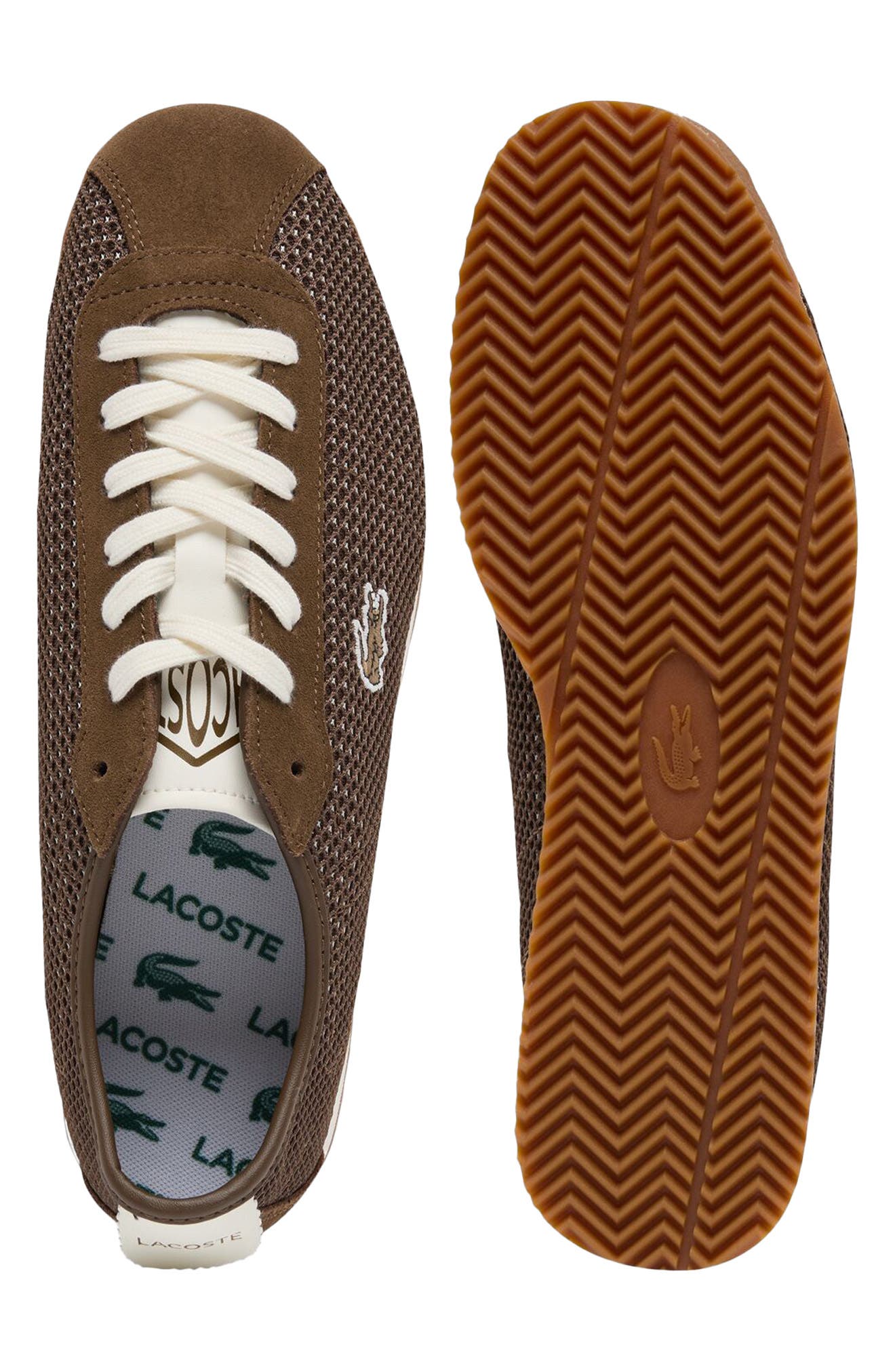 Club Low Sneaker, Alternate, color, BROWN/ OFF WHITE