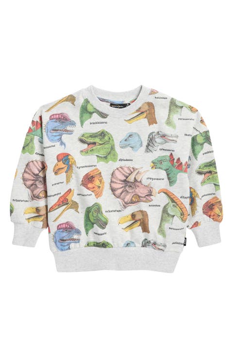 Kids' Dino Bright French Terry Sweatshirt (Toddler & Little Kid)