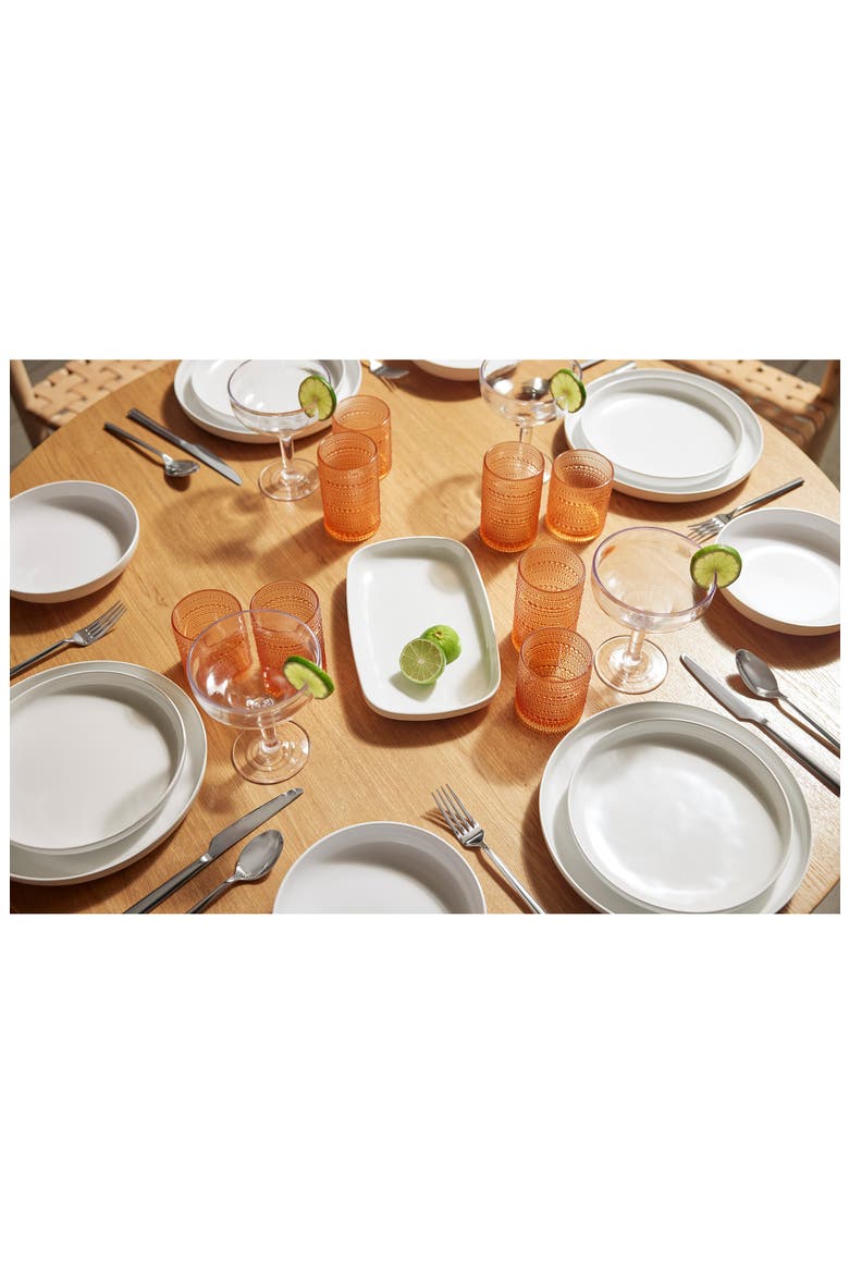 Set of 4 Orbetto Jupiter Glasses, Alternate, color, CORAL
