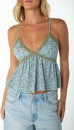 Roxy Coastal Sun Floral Babydoll Camisole