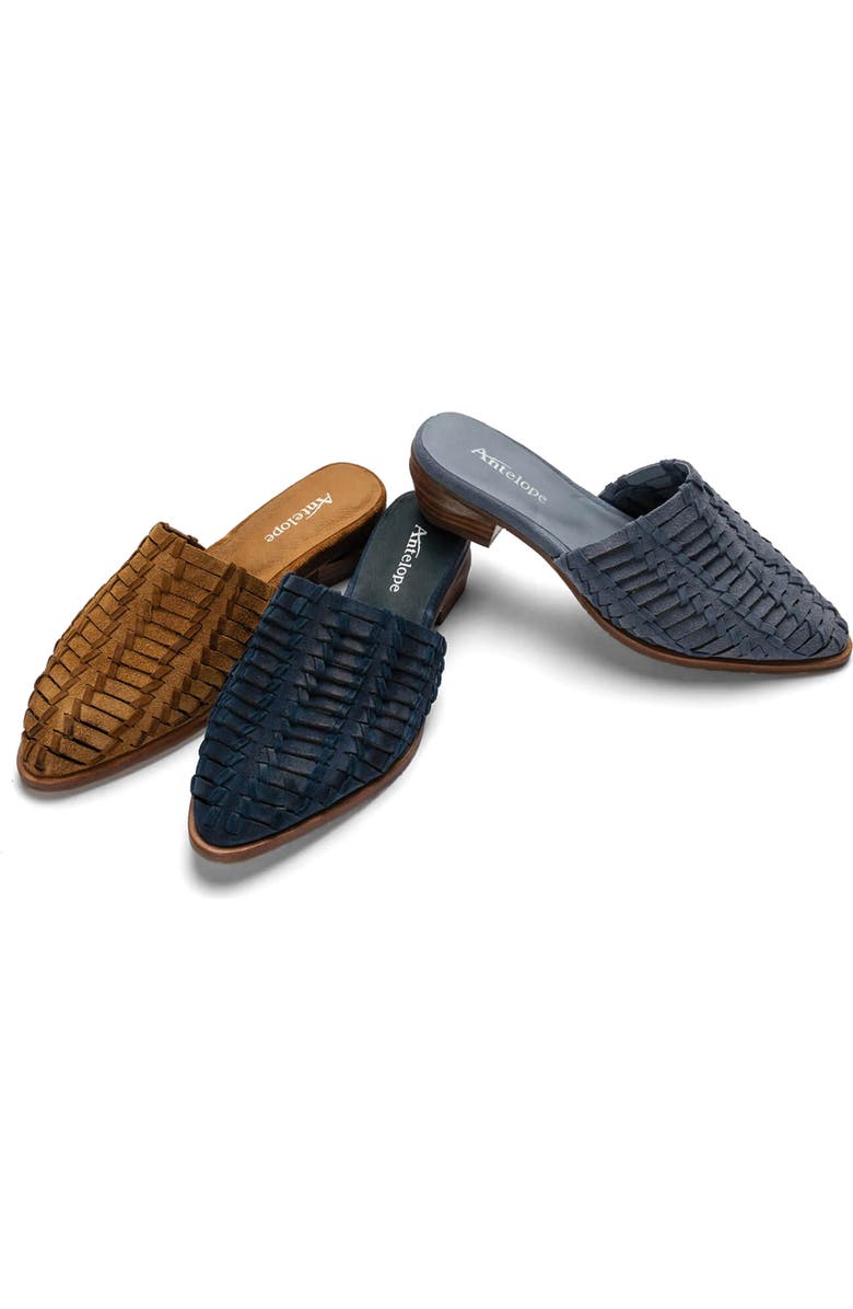 ANTELOPE Ladessa Woven Mule, Alternate, color, Chambray