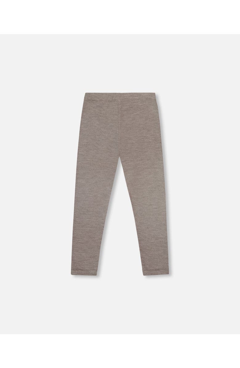 Deux par Deux Super Soft Ribbed Leggings, Alternate, color, Heather Gray