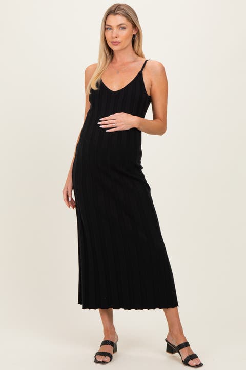 Rib Knit Sleeveless Maxi Dress