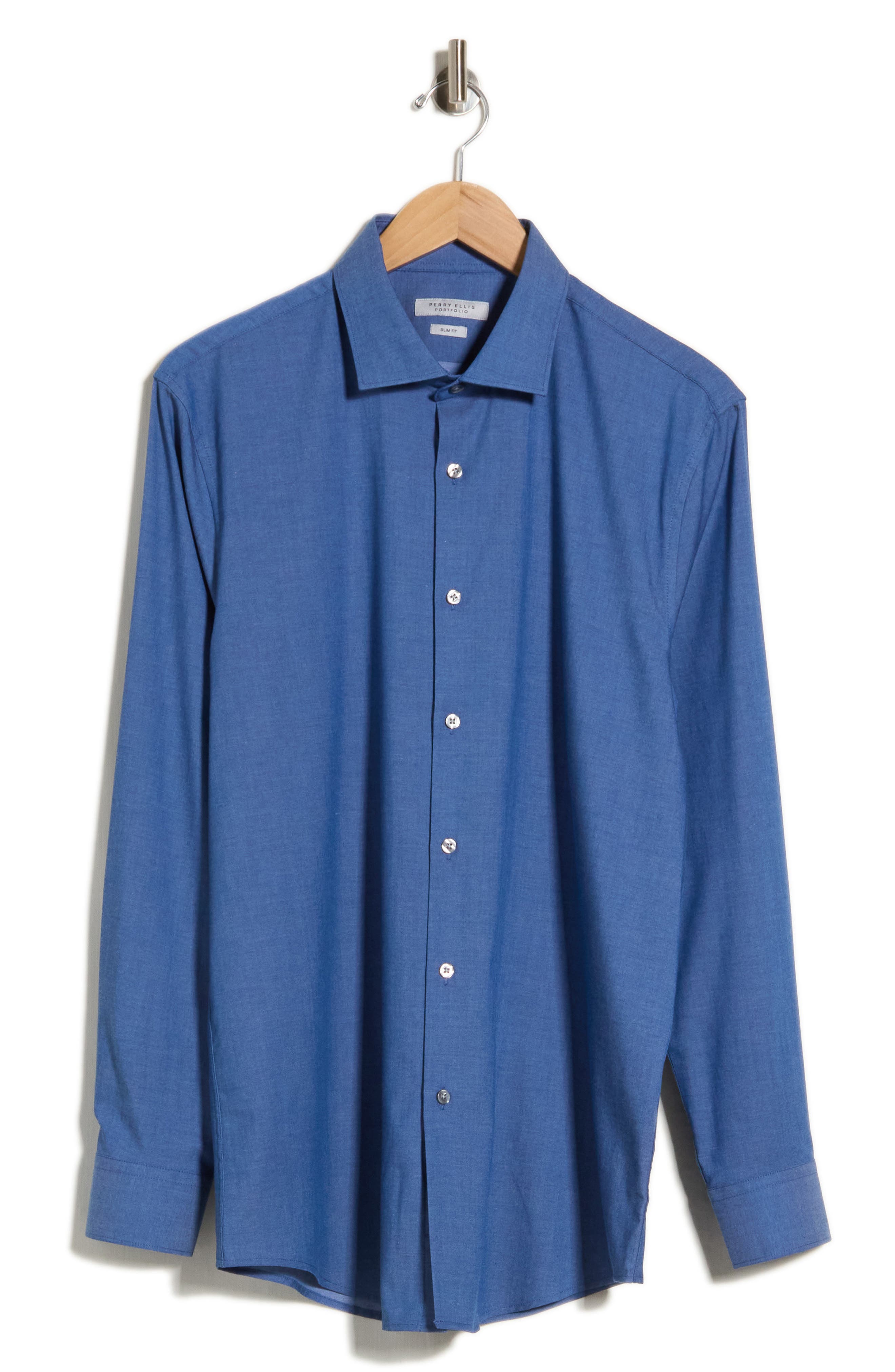 Elevated Twill Slim Fit Dress Shirt