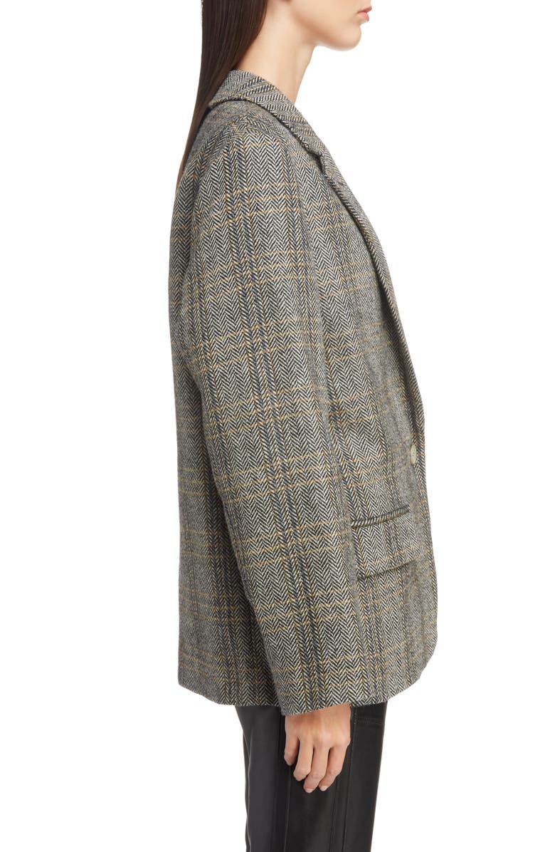 Isabel Marant Étoile Charly Wool Blazer, Alternate, color, 