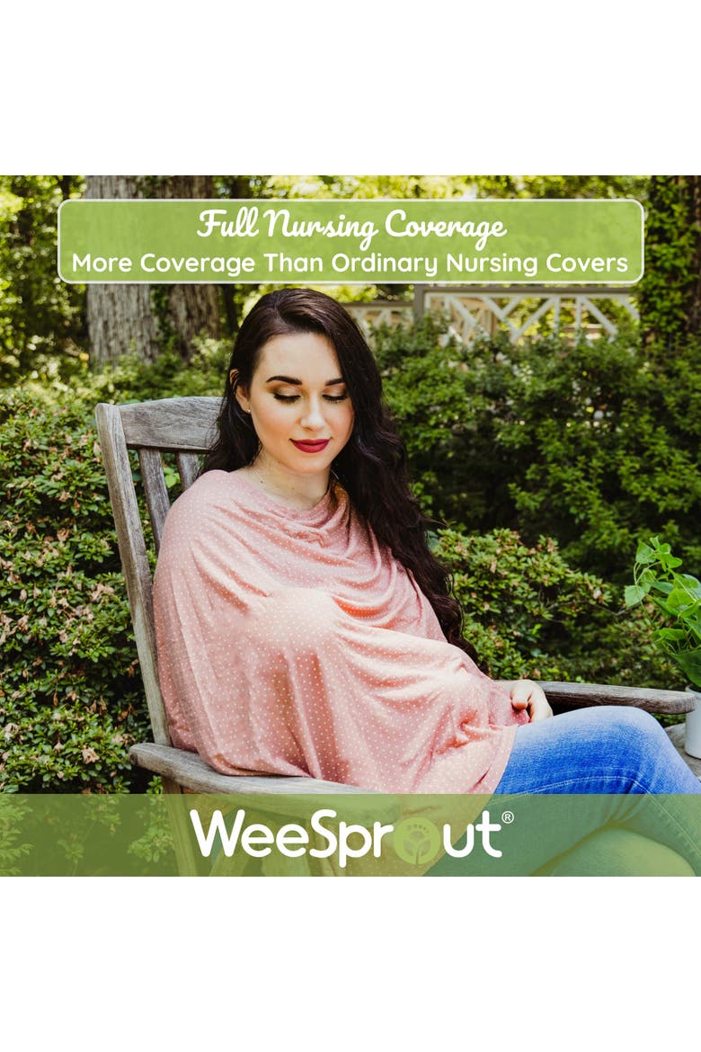Nursing Cover for Breastfeeding, Soft & Breathable Nursing Poncho, Alternate, color, Vintage Black Stripe