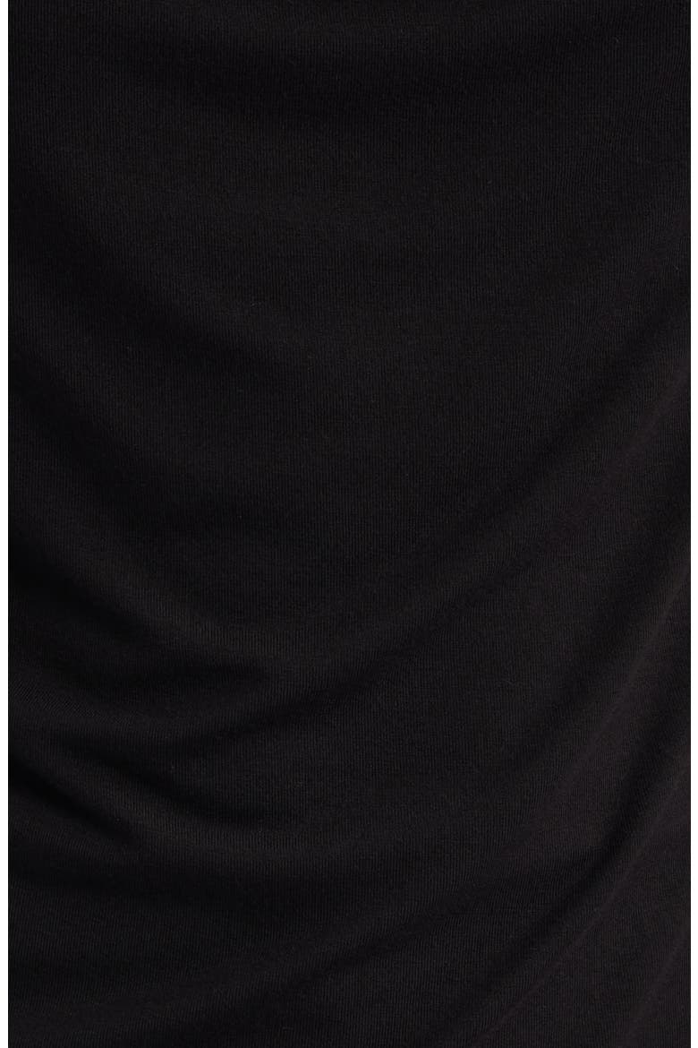 Pleated Cowl Neck Extended Shoulder Top, Alternate, color, ANNE BLACK