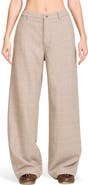 DENIMIST Flat Front Wide Leg Pants