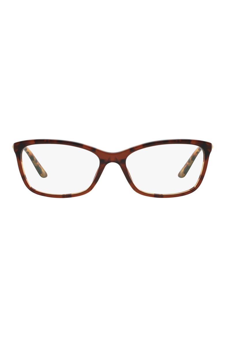 54mm Butterfly optical glasses, Main, color, AMBER HAVANA
