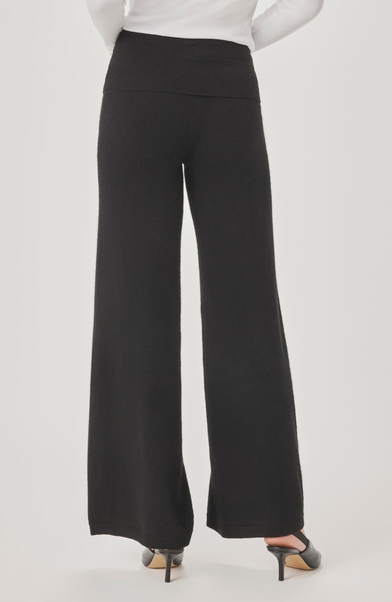 Splendid Tori Cashmere Pants, Alternate, color, Black