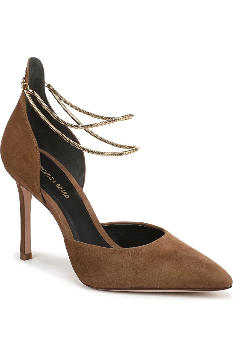 Veronica Beard Leandra Ankle Strap Pump, Main, color, Hazelwood