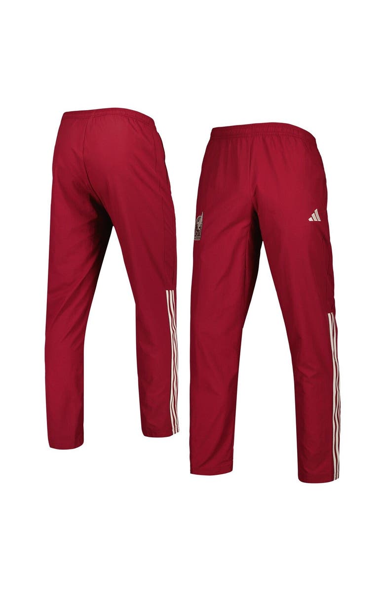 adidas Men's adidas Burgundy Mexico National Team AEROREADY Pre-Match Pants, Main, color, 