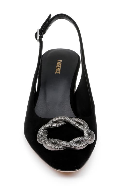 L'agence Elayne Slingback Pump In Black