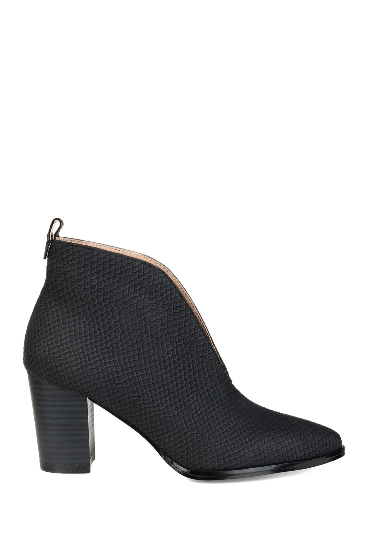 Journee Collection Bellamy Slit Center Bootie, Alternate, color, 