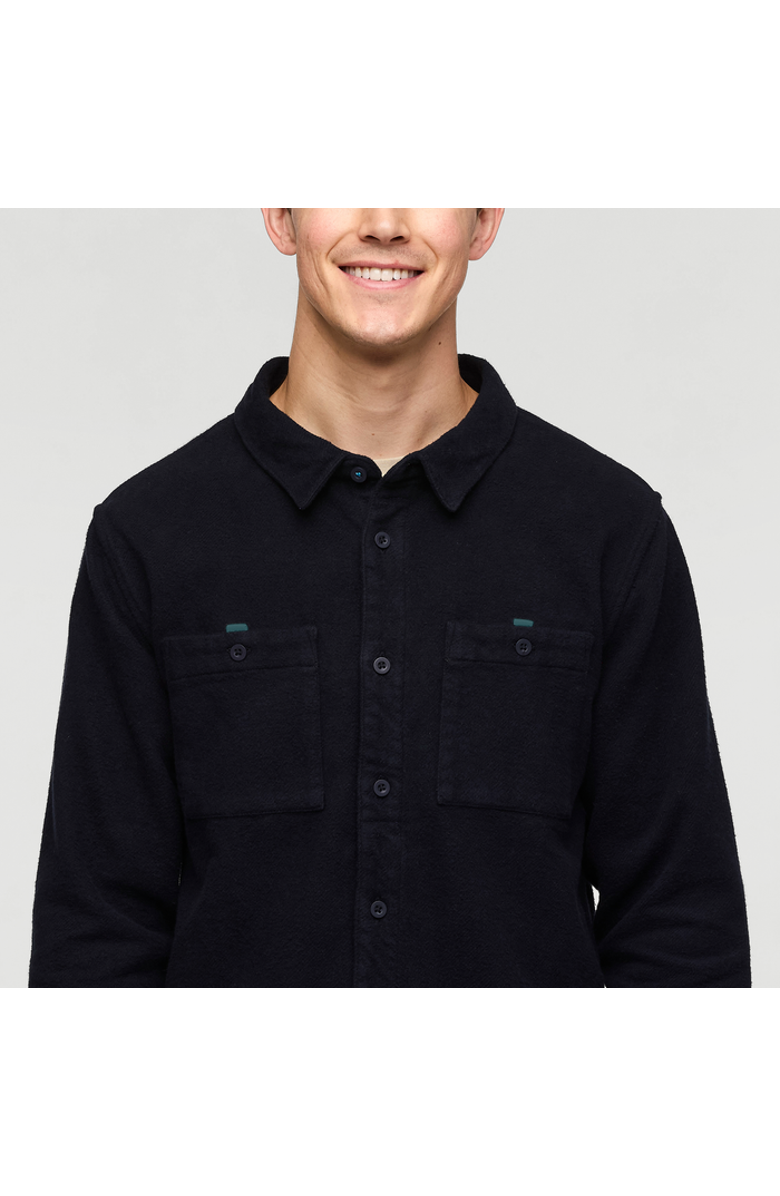 Cotopaxi Mero Organic Flannel Shirt - Men's, Alternate, color, Carbon