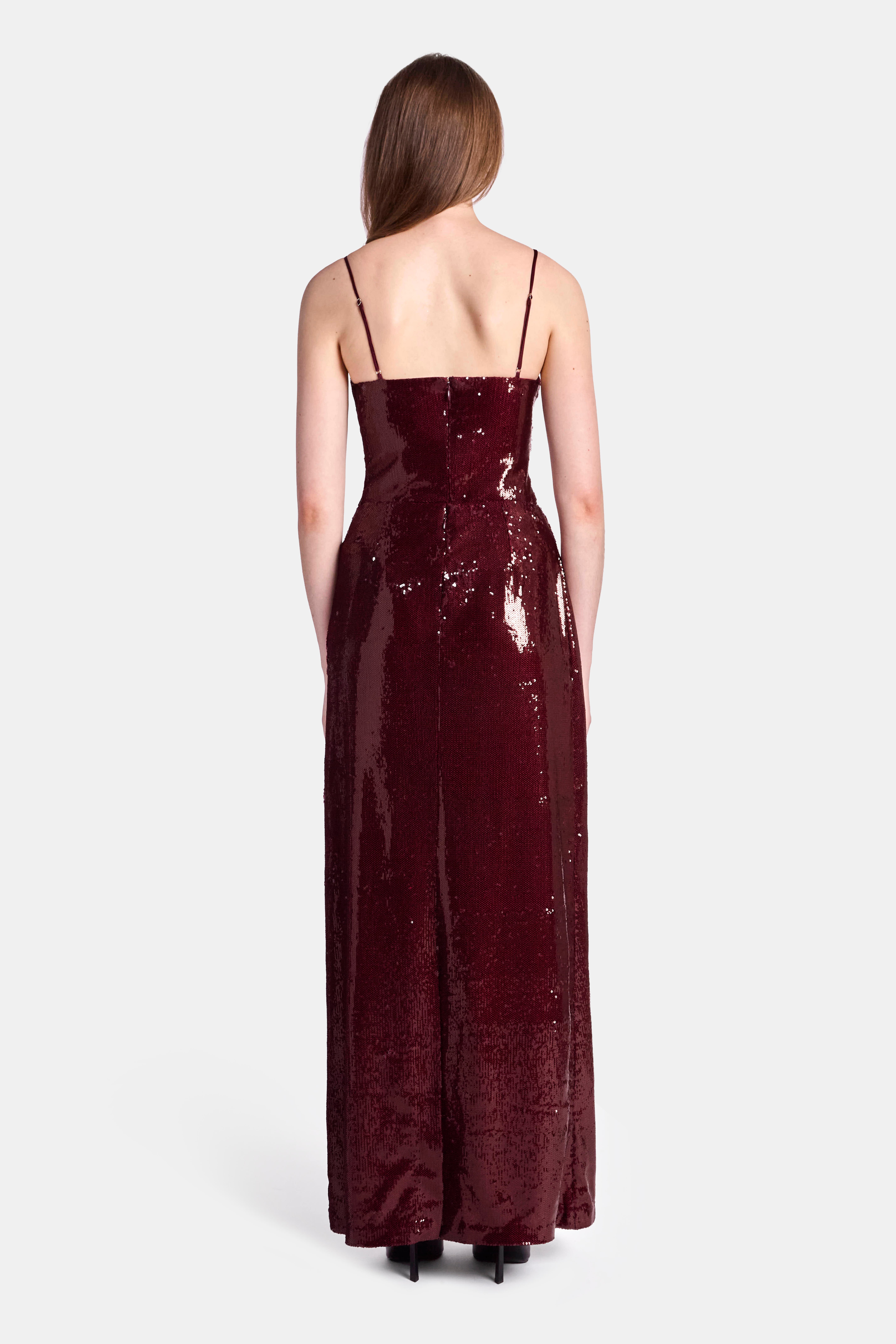 Sequin Draped Maxi Skirt - image 2