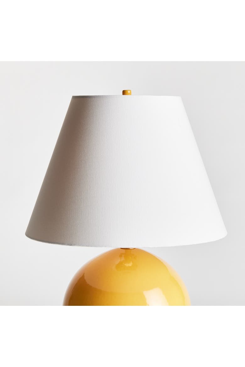 Bellamy Ceramic Table Lamp, Alternate, color, Yellow