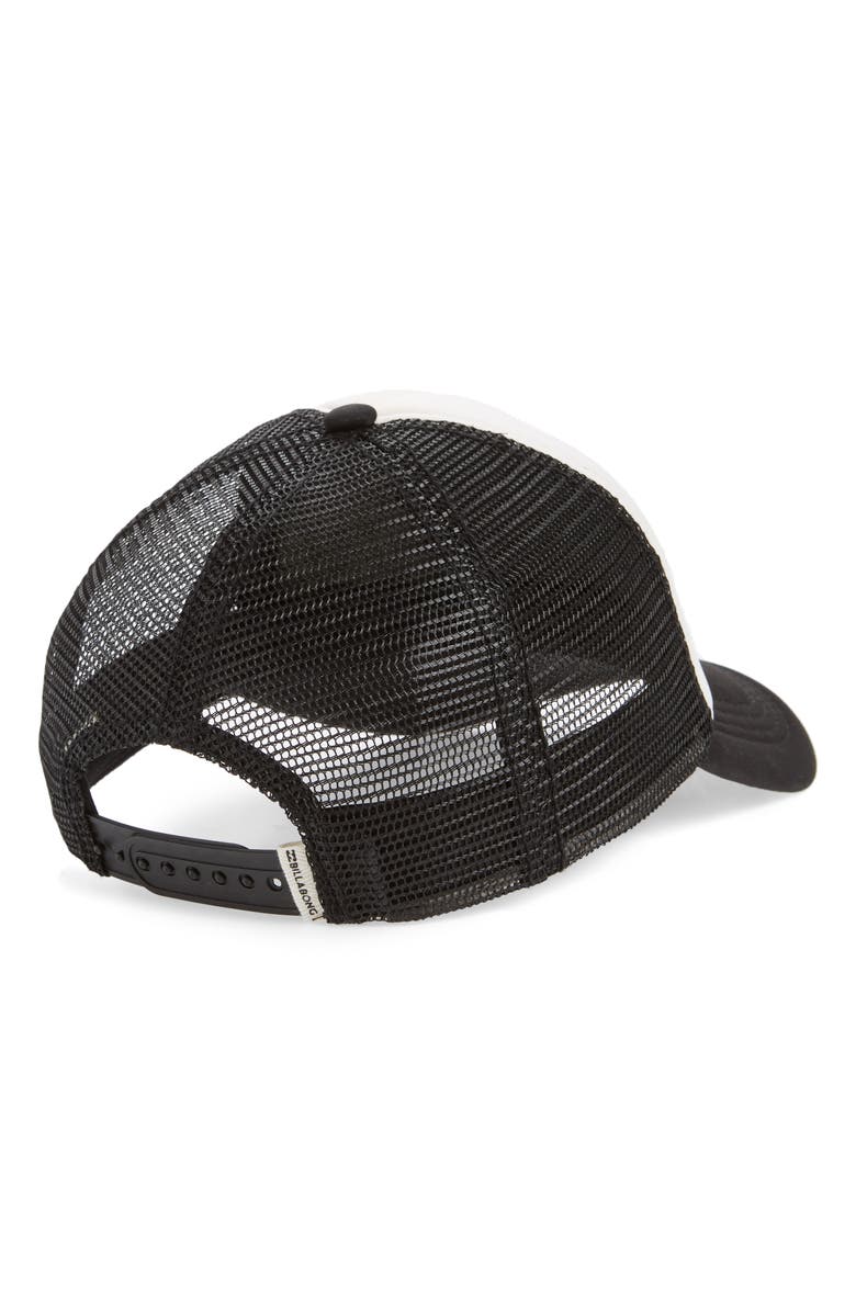Billabong Ohana Trucker Hat, Alternate, color, Bci Black White
