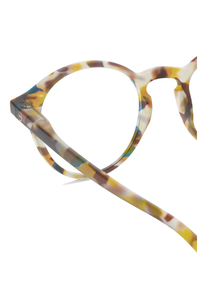 46mm Round Reading Glasses, Alternate, color, BLUE TORTOISE