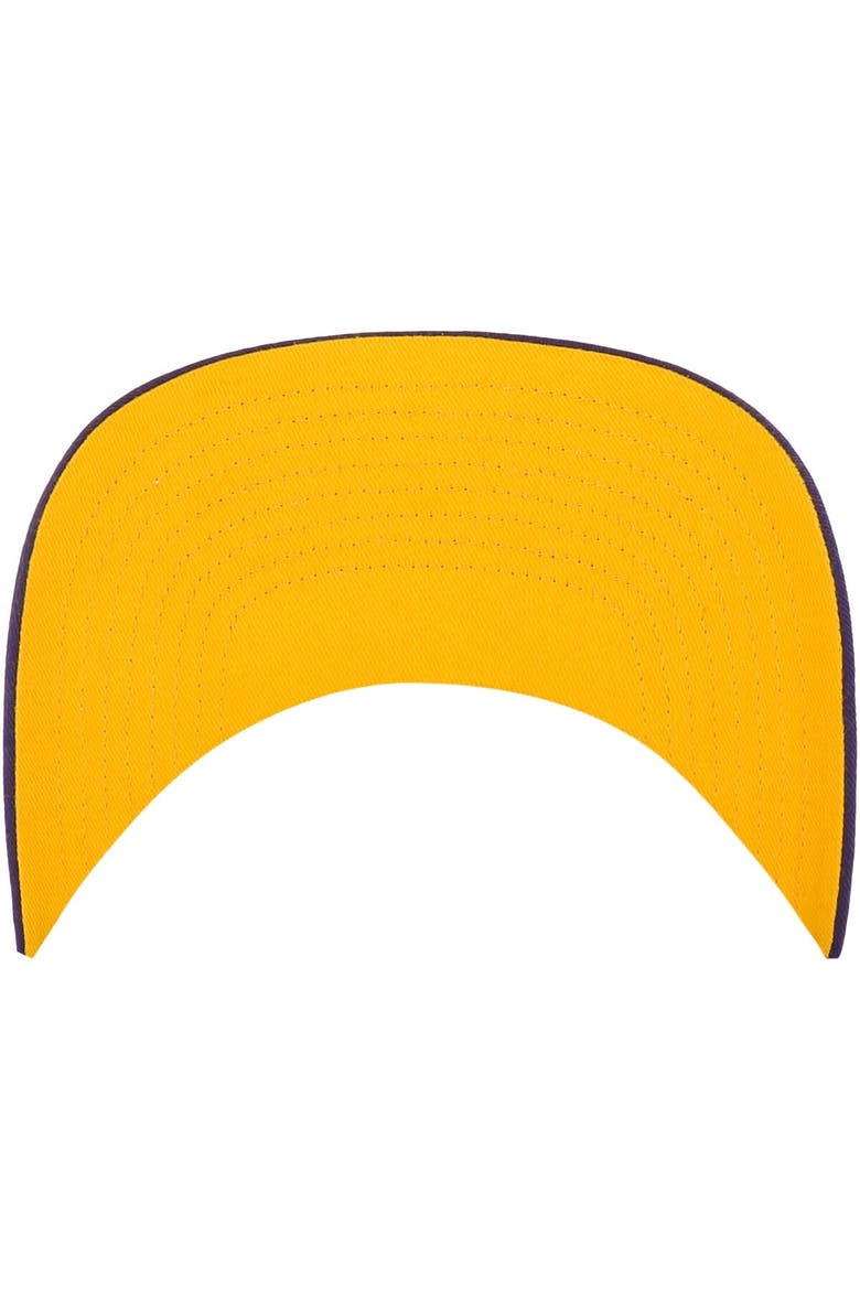 Men's '47 Purple LSU Tigers Straight Eight Adjustable Trucker Hat, Alternate, color, Purple