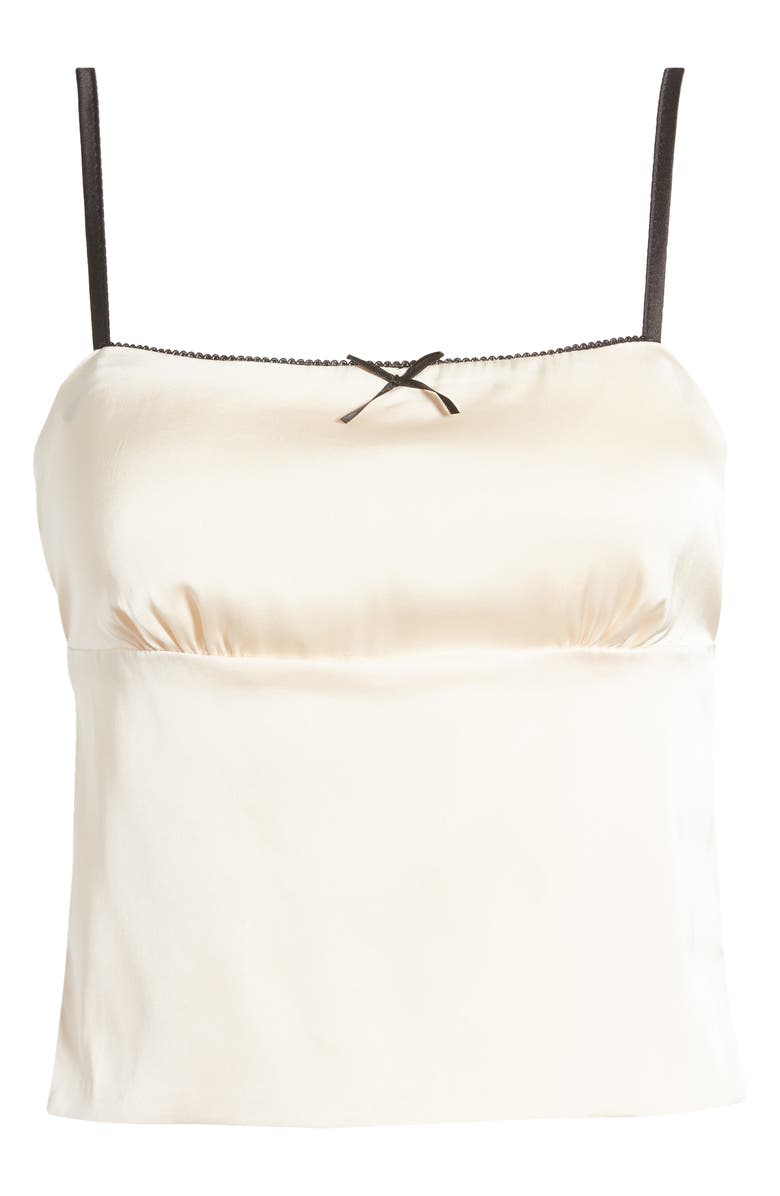 EDIKTED Open Back Satin Camisole, Alternate, color, 