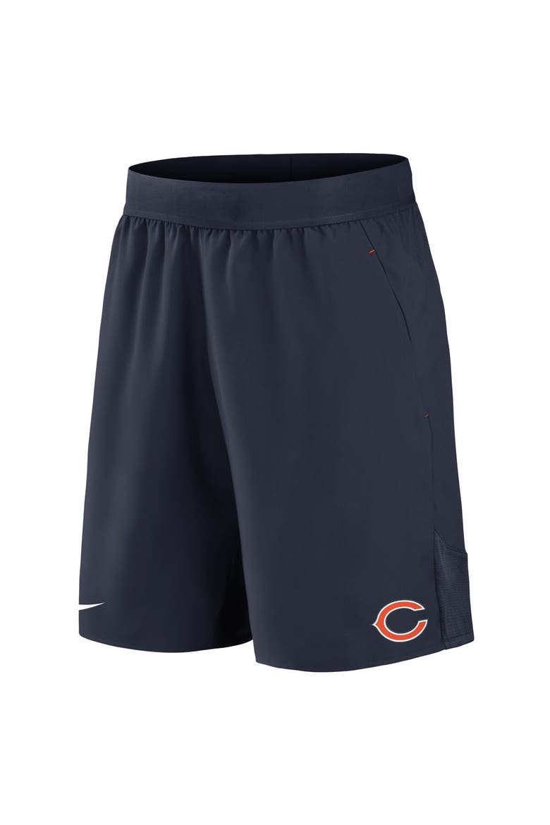 Men's Nike Navy Chicago Bears Stretch Woven Shorts, Alternate, color, Navy