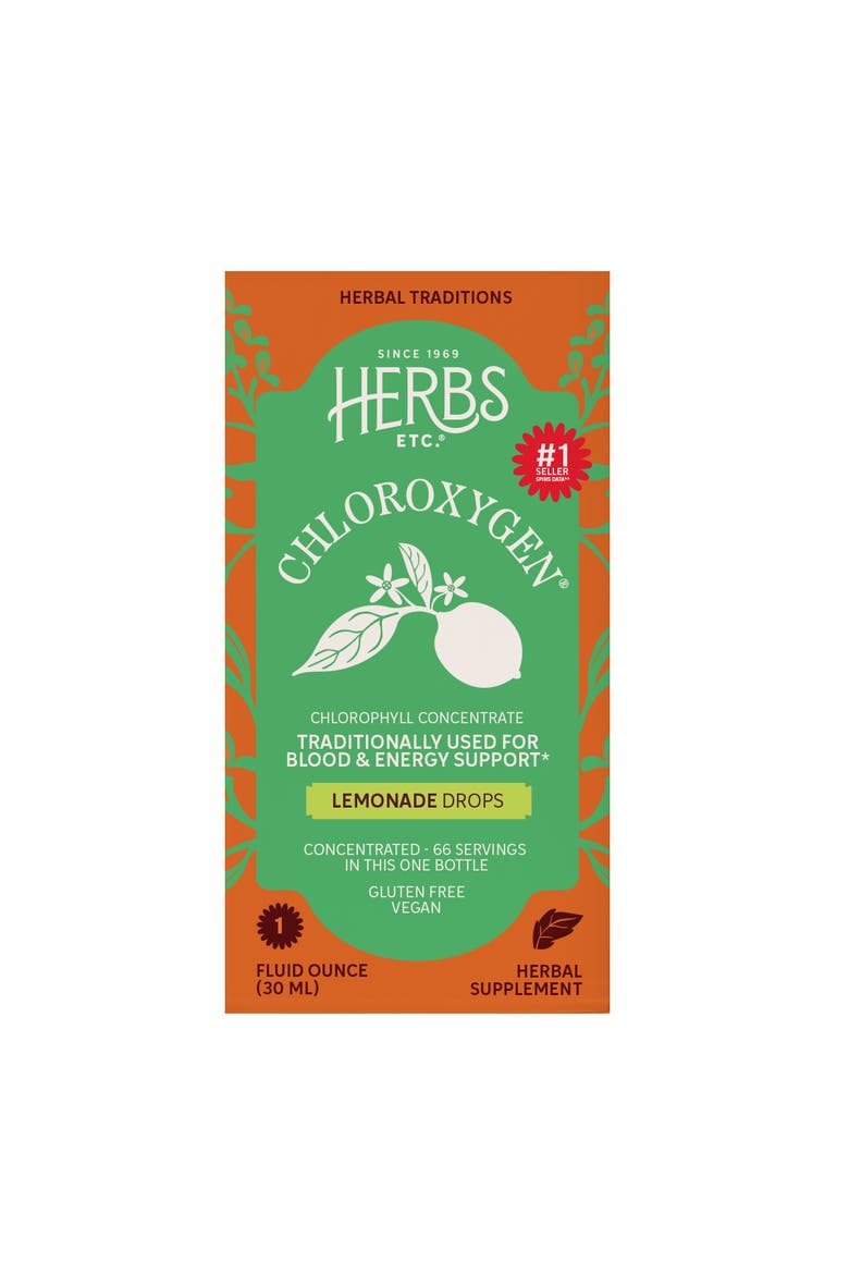 ChlorOxygen Lemonade Drops 50mg of Chlorophyll 1 oz. 66 Servings, Alternate, color, No Color