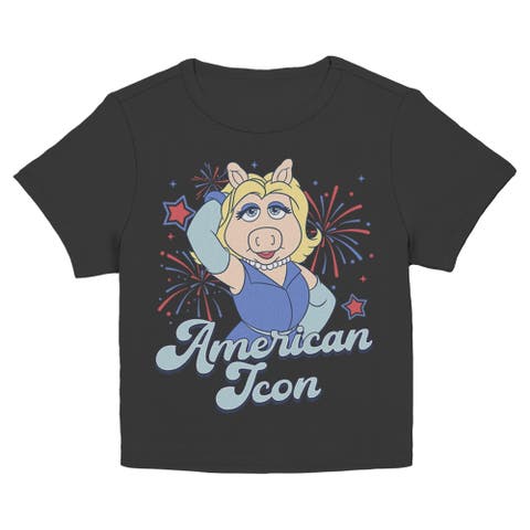 Junior's Miss American Icon Short Sleeve Baby T-Shirt