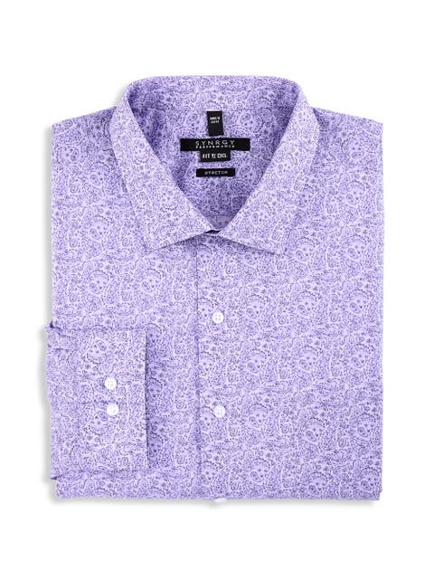 Big & Tall Modern Paisley Performance Dress Shirt
