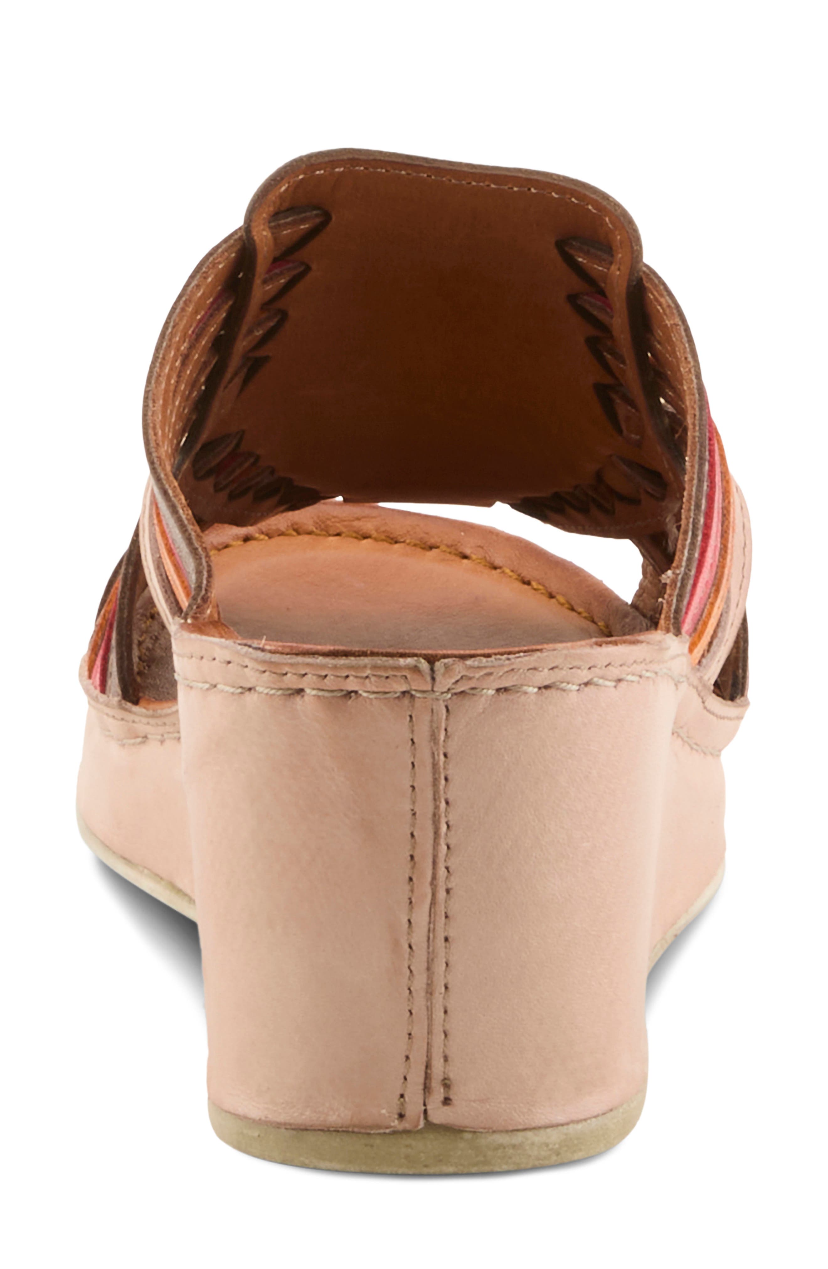 Nokiah Platform Wedge Sandal, Alternate, color, BLUSH MULTI