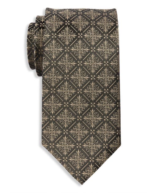 Big & Tall Modern Medallion Tie