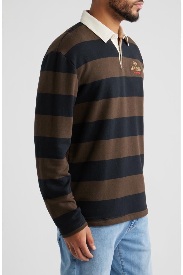 x Guinness Dark Cascade Rugby Shirt, Alternate, color, DEMITASSE