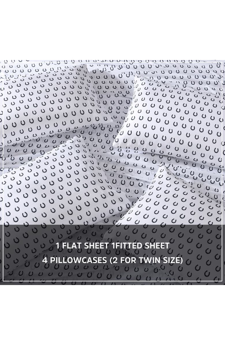 Wrangler Horseshoe Dots Sheet Set, Alternate, color, Navy