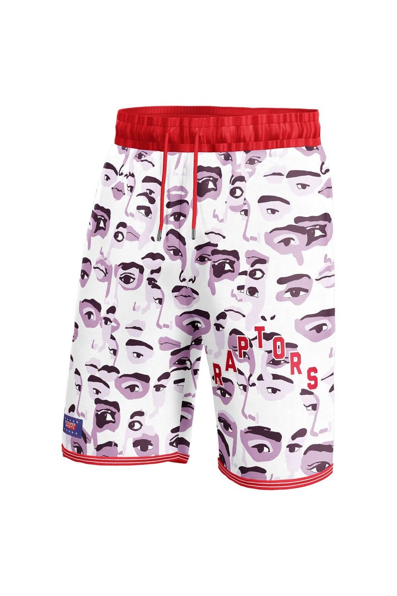 Unisex NBA & KidSuper Studios by Fanatics White Toronto Raptors Hometown Shorts, Alternate, color, White